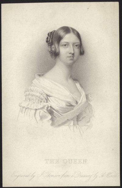 Portrait of Queen Victoria by Abraham Wivell